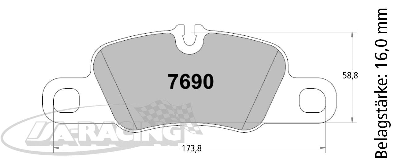 P7690 PFC Bremsbelag