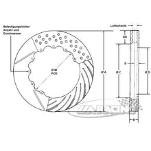 Ø 343,00mm PFC Standard Bremsscheibe P34332-5403/4