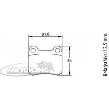U1151 Pagid Bremsbelag