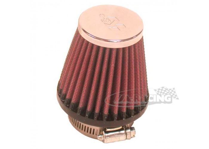 RC1090 K&N Universalfilter mit Chromkappe