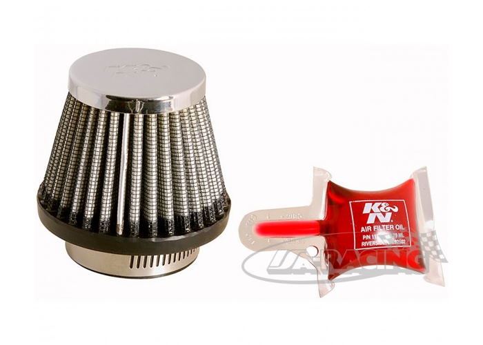RC2490 K&N Universalfilter mit Chromkappe