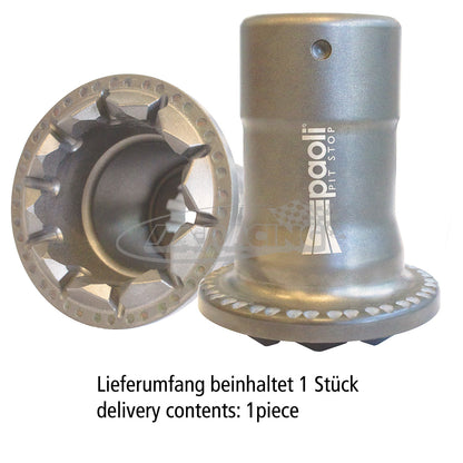 Radmutter-Nuss 1" Spline Drive Titan für Lamborghini Huracan GT3 / Audi R8 GT3