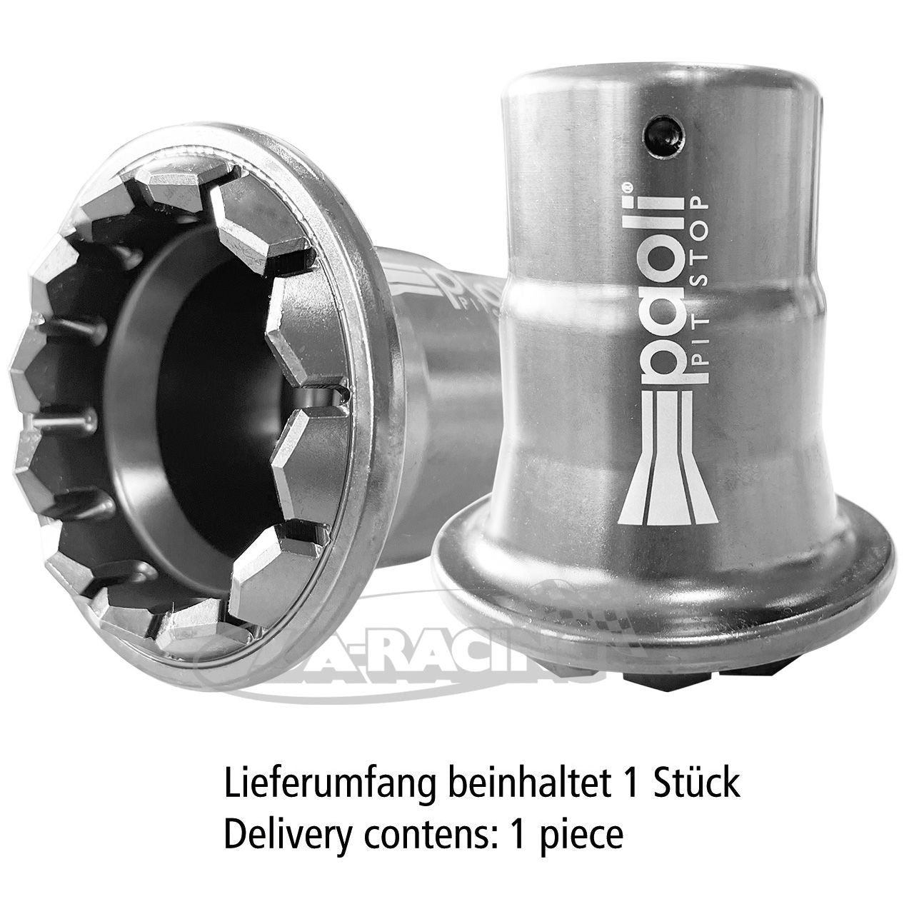 Radmutter-Nuss 1" Spline Drive Stahl für Ferrari F488/F296