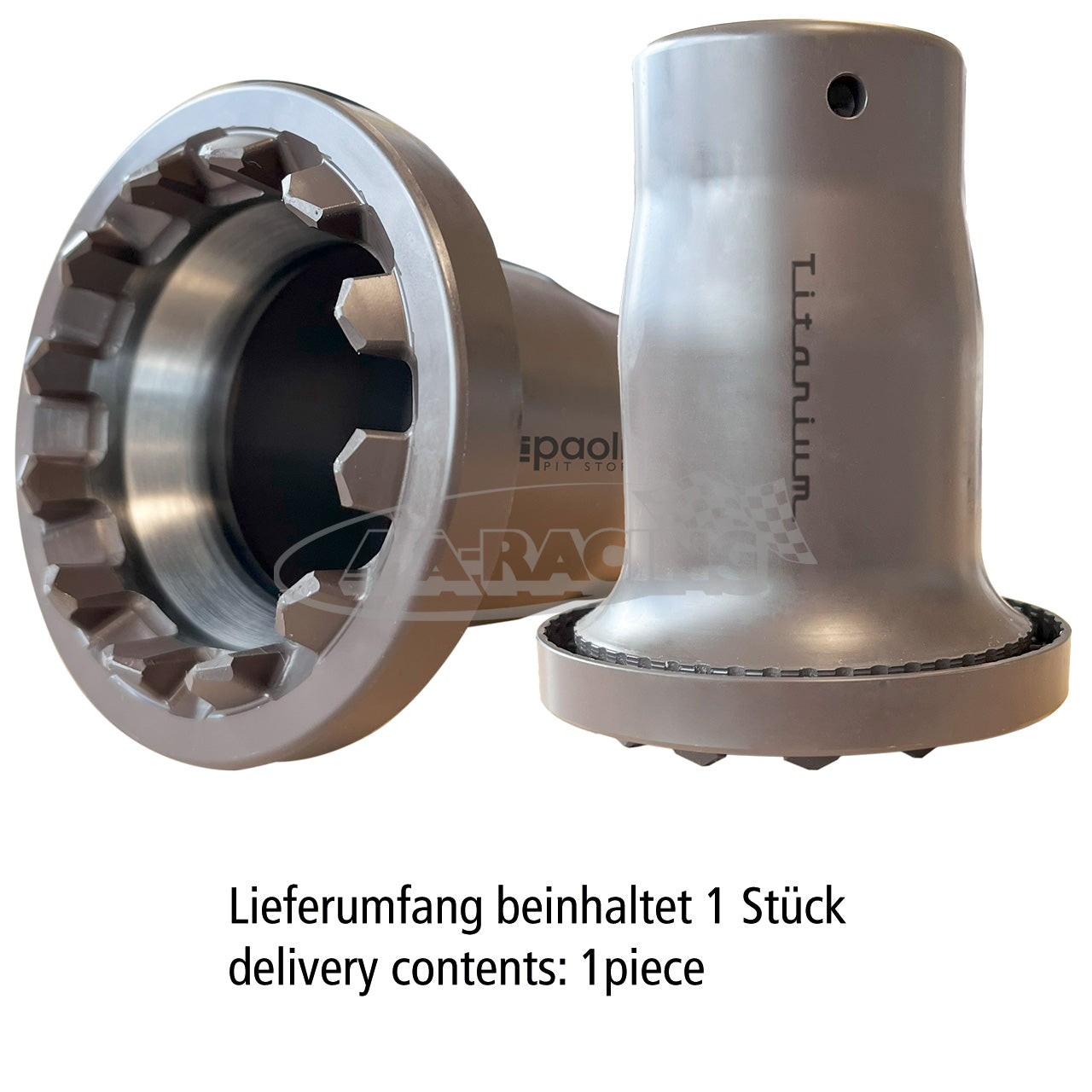 Radmutter-Nuss 1" Spline Drive Titan für BMW M4 GT3