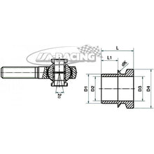 Reduzierhülse für Gelenke, rostfrei