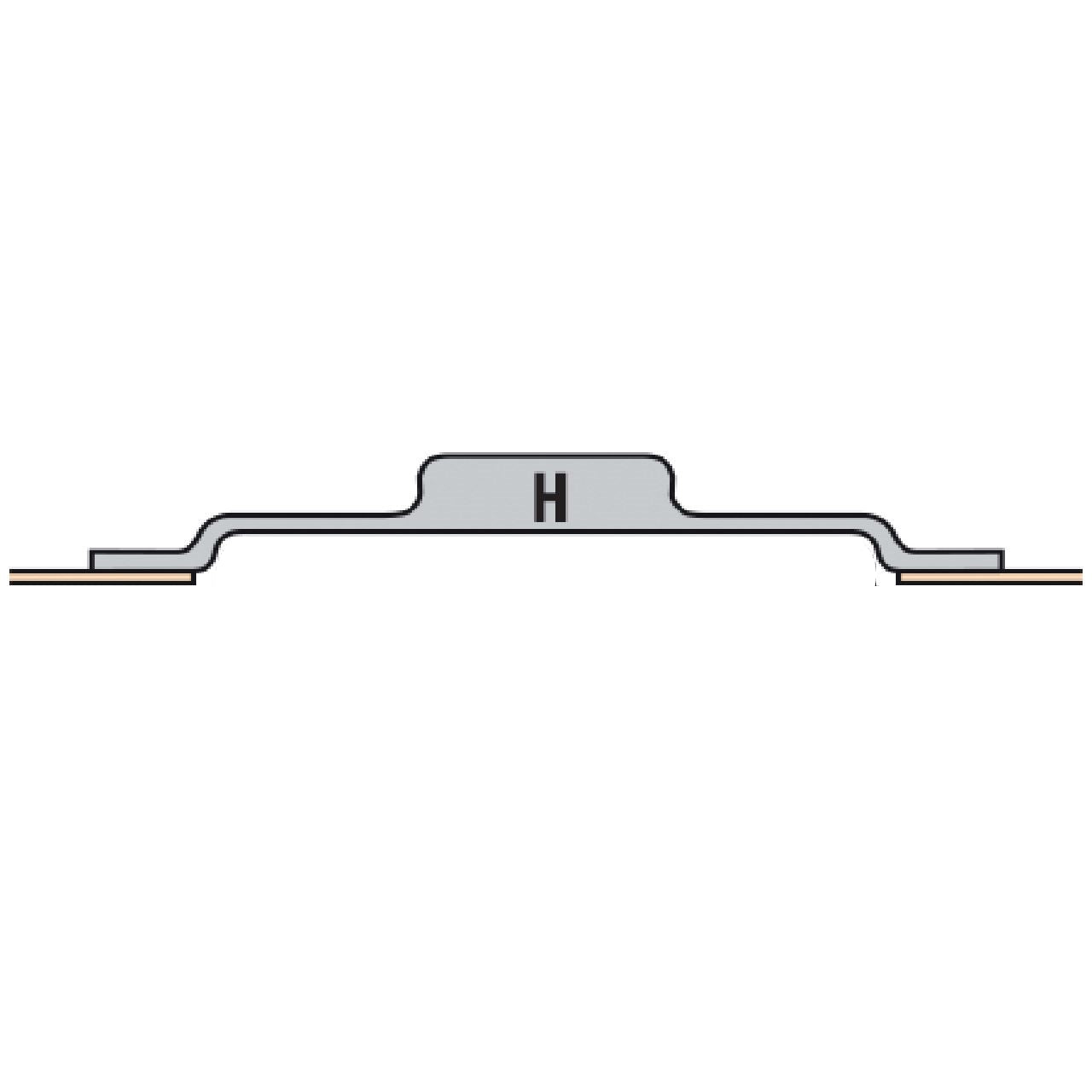 Sintermetall Vollscheibe gekröpft 12-Nieten Ø184mm, Set mit 1 Scheibe