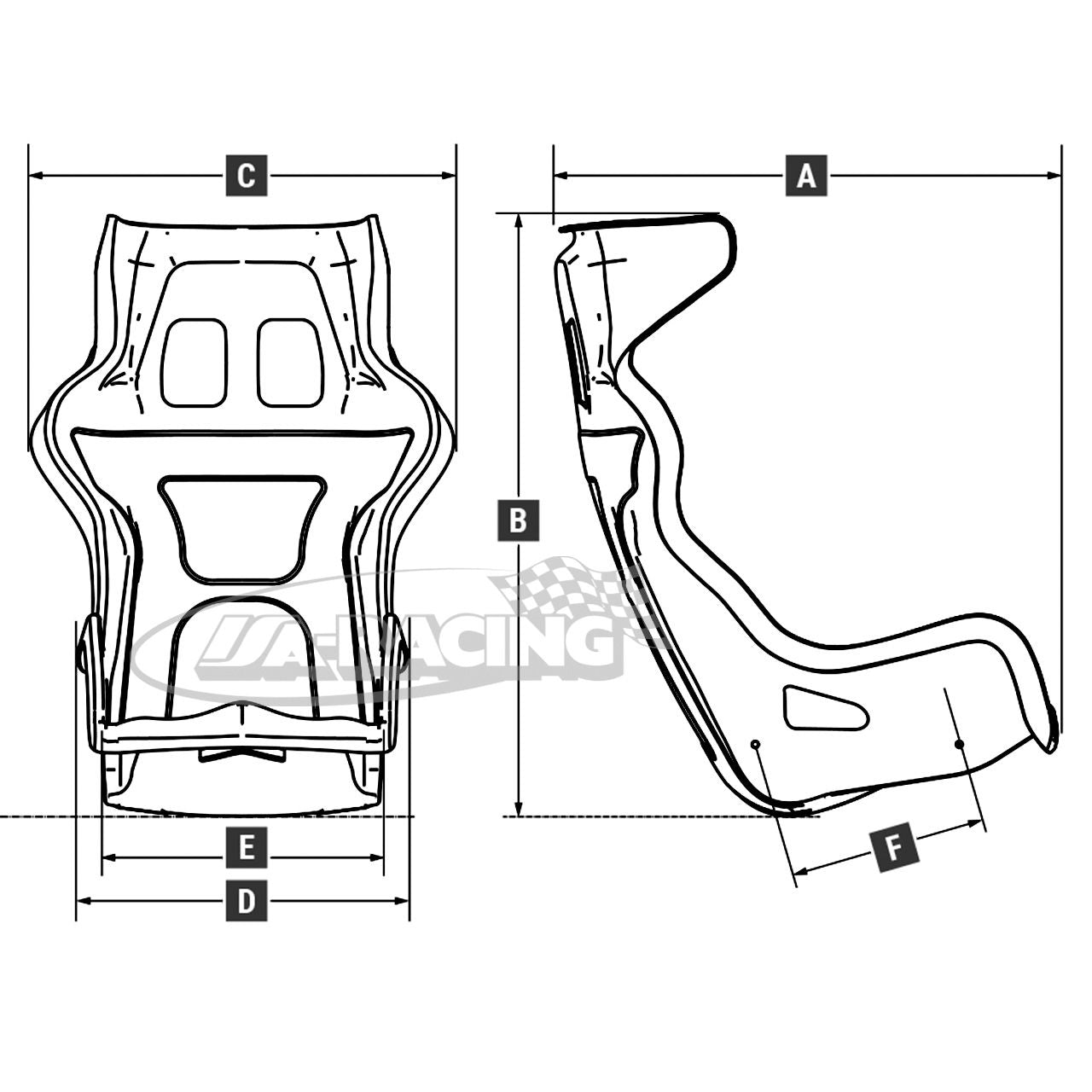 Sitz Sabelt X-PAD/X-PAD CARBON/X-PAD Rallycross
