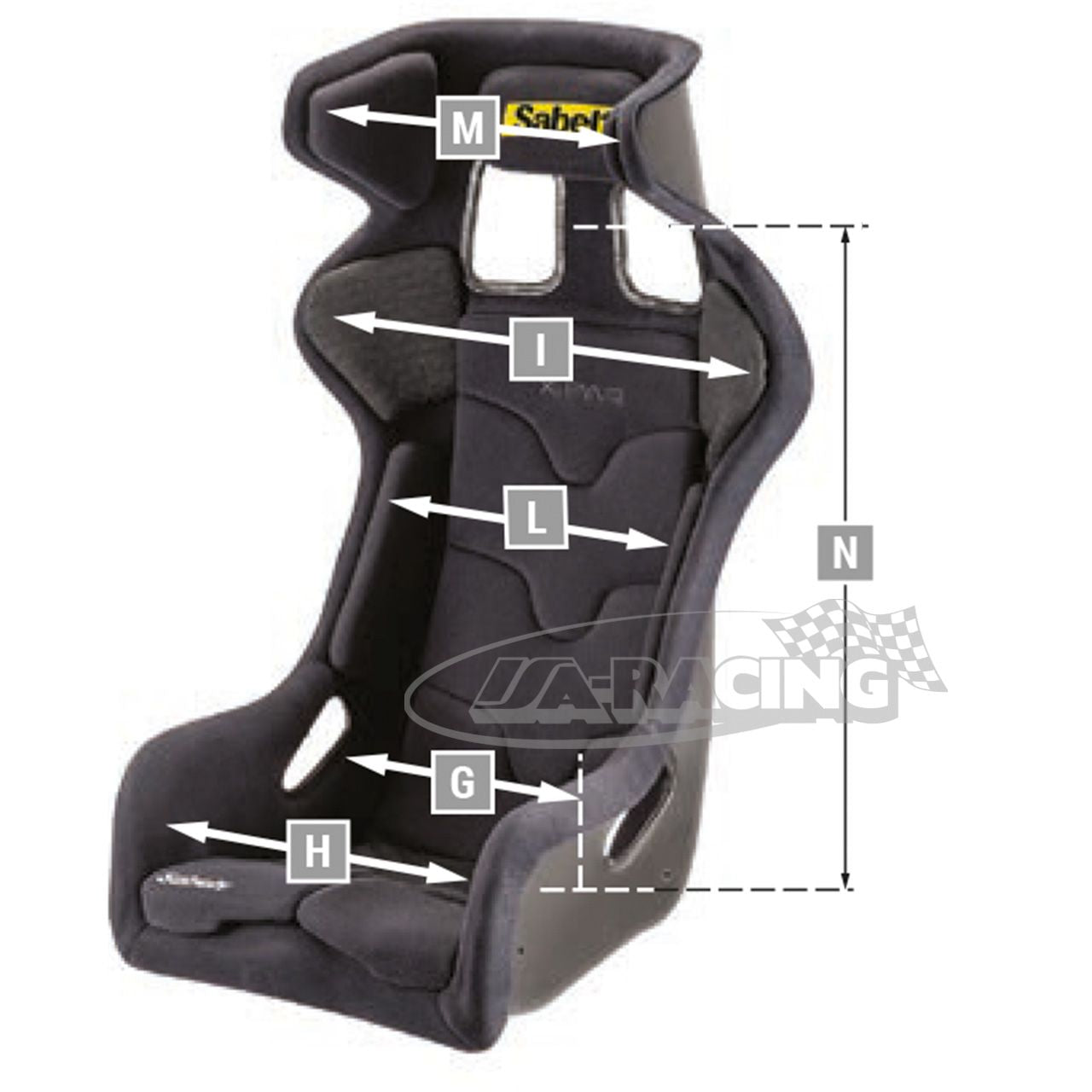 Sitz Sabelt X-PAD/X-PAD CARBON/X-PAD Rallycross