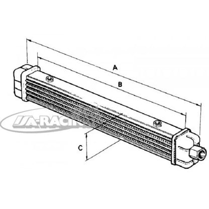 Slim-Line Ölkühler Pro Line, Netzbreite 141mm