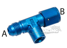 T-Stück mit Messabgang Aluminium