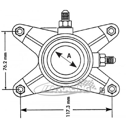 Tilton Ausrücklager 60-4420, Kontaktfläche 54mm