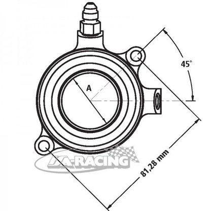 Tilton Ausrücklager 60-8200, Kontaktfläche 44mm