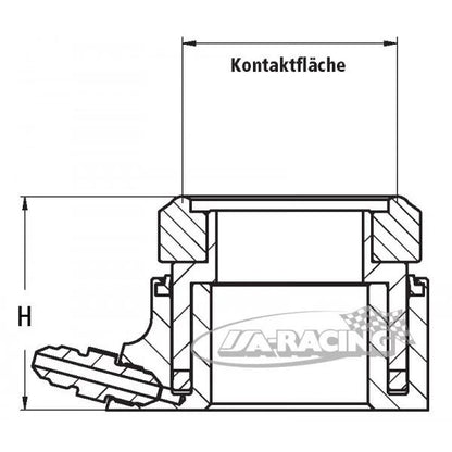 Tilton Ausrücklager 60-8200, Kontaktfläche 44mm
