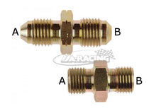 Stahladapter mit JIC/UNF X JIC/UNF Aussengewinde