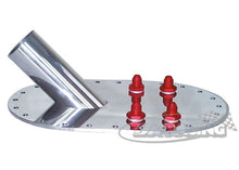 Aluminium Topplatte mit 45° Rohr, Ø 50mm