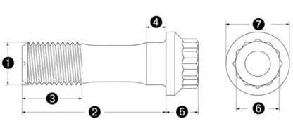 5/16" ARP Racing Pleuelschrauben