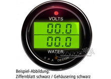 Doppelinstrument Spannung/Wassertemperatur