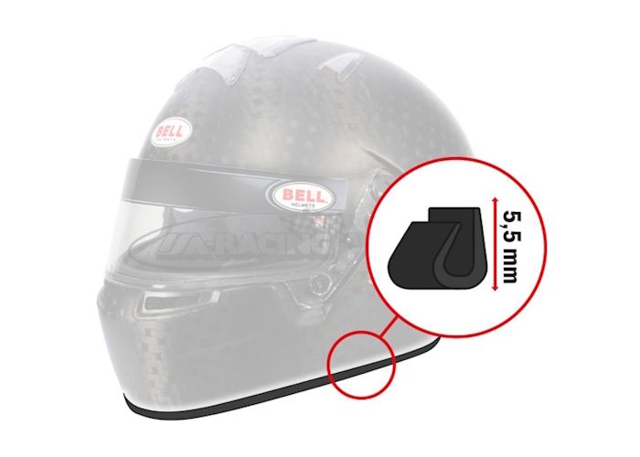 Bell Kantenschutzprofil für Carbon Helme 5,5mm