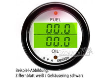 Doppelinstrument Benzindruck/Öltemperatur