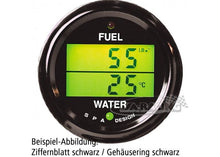 Doppelinstrument Benzindruck/Wassertemperatur