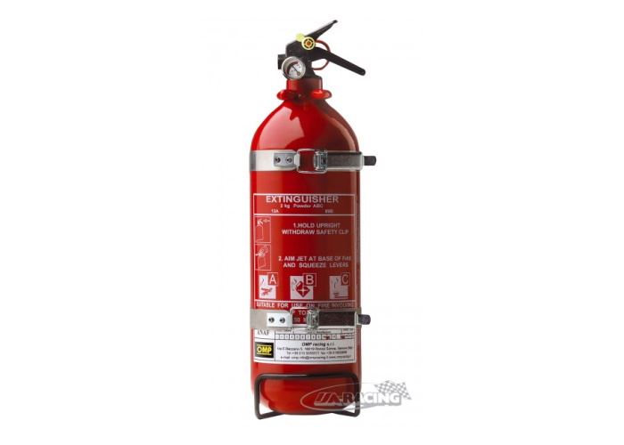 OMP Handlöscher, 2,0kg Pulver, Aluminium-Behälter