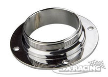 Chrom/Messing Tankdeckelflansch Monza und Aston 2,75" zum Verschrauben