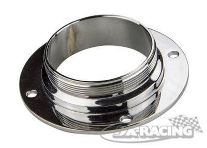 Chrom/Messing Tankdeckelflansch Monza und Aston 2,75" zum Verschrauben