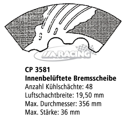 Ø 330,00mm x 32,0mm AP Bremsscheibe CP3581-1052/53G8