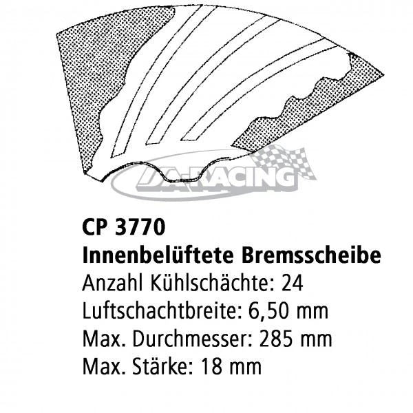 Ø 267,00mm x 16,00mmAP Bremsscheibe CP3770-1016/17CG4