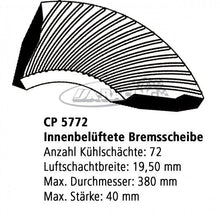 Ø 355,00mm x 32,0mm AP Bremsscheibe CP5772-108/09GA