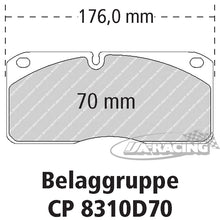 6-Kolben Alu-Bremssattel CP8316 für Scheiben-Ø 410mm Stärke 35,60mm