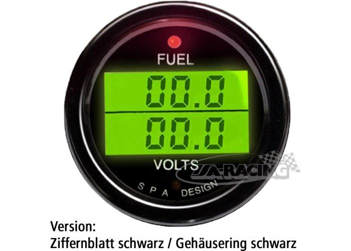 Doppelinstrument Tankstand/Batteriespannung