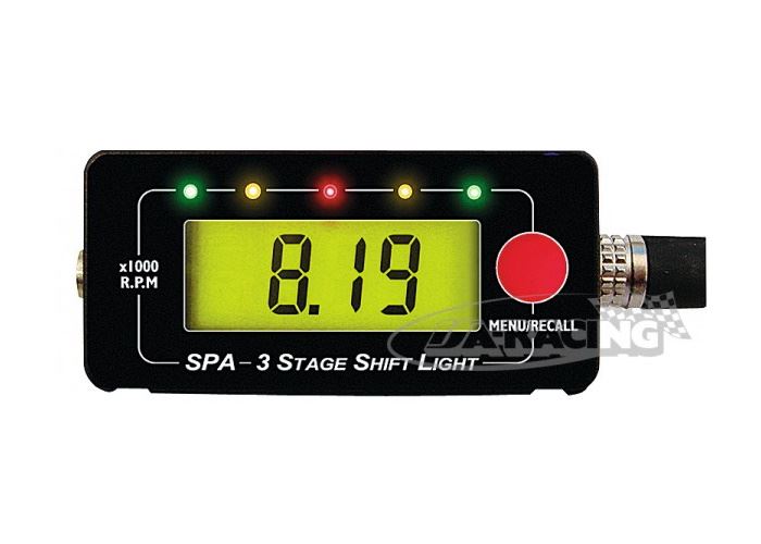Drehzahlanzeige mit 5-stufiger LED-Schaltlampe