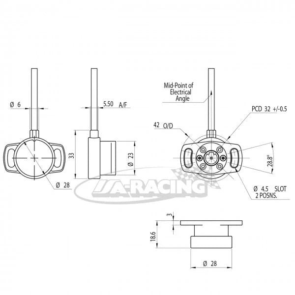 Stack Drehwinkelsensor 90°