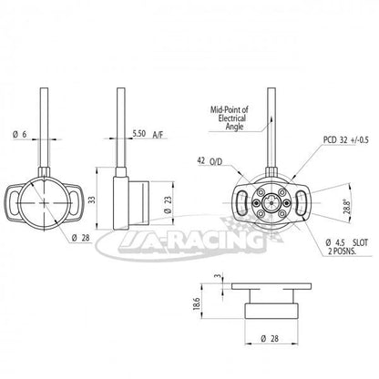 Stack Drehwinkelsensor 90°