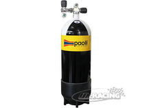 Druckluftflasche mit 15 Liter Inhalt, 2 Anschlüsse