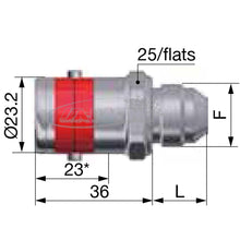 Schnellkupplung SPH08 für Benzine und Hydraulik