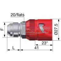Verschlussnippel SPH08 für Benzine und Hydraulik