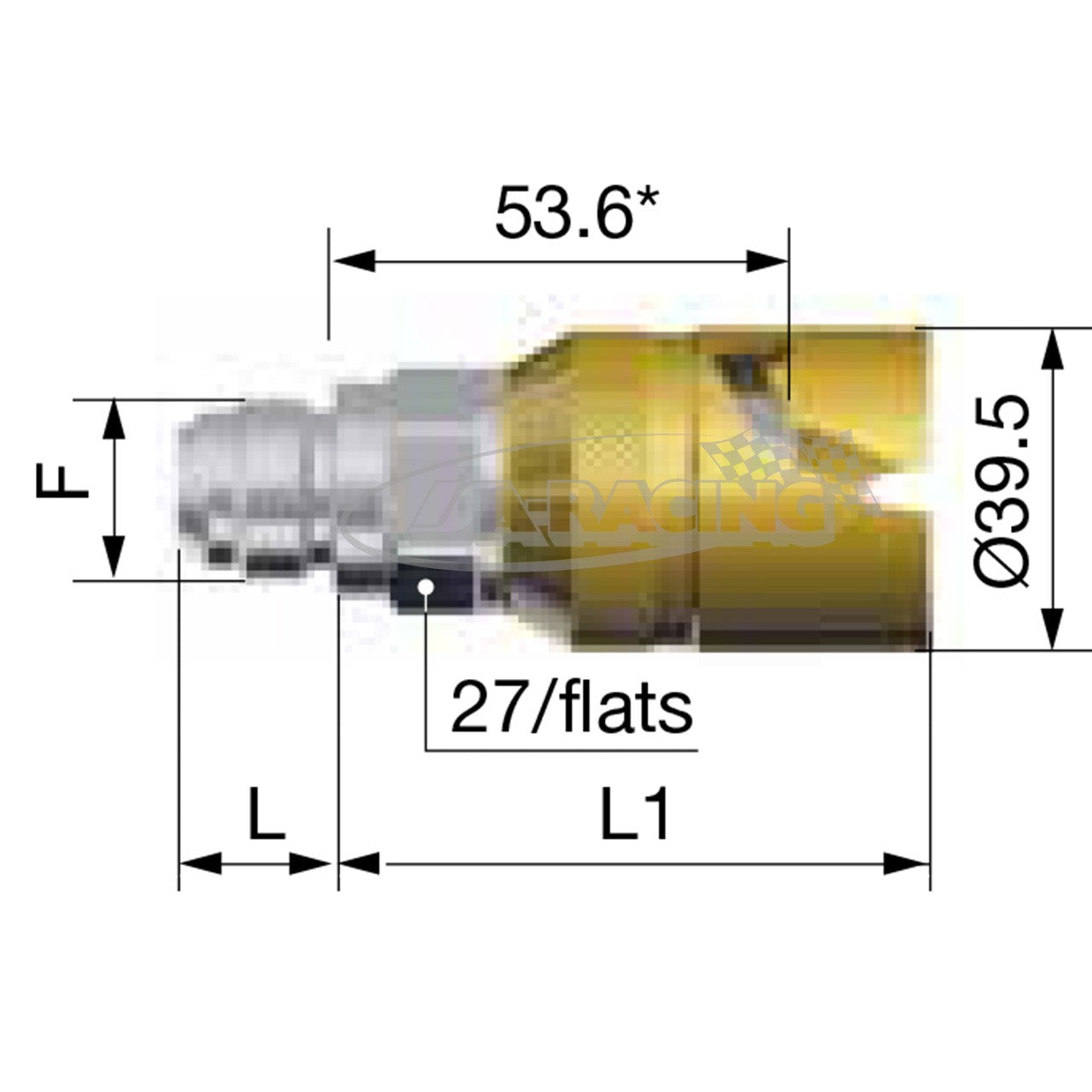 Verschlussnippel SPH12 für Benzine und Hydraulik