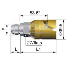 Verschlussnippel SPH12 für Benzine und Hydraulik