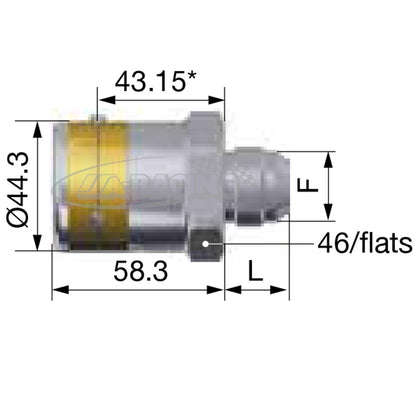 Schnellkupplung SPH16 für Benzine und Hydraulik