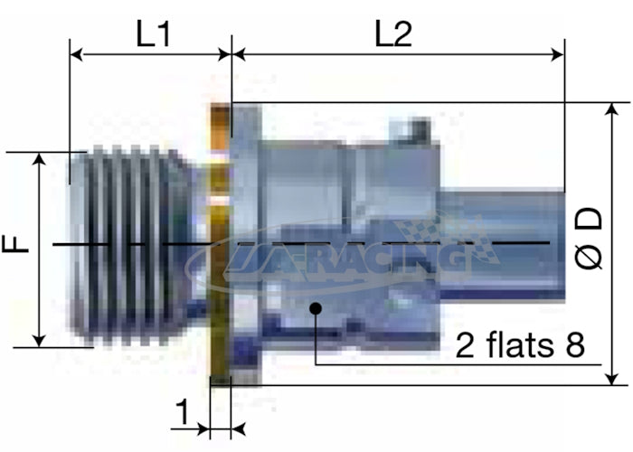 M10x1 Verschlussnippel CBR 02 mit Kupferdichtung