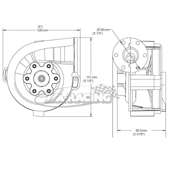Elektronische Wasserpumpe EWP80, Förderleistung 90 l/min