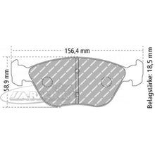 FCP1052 Ferodo Bremsbelag