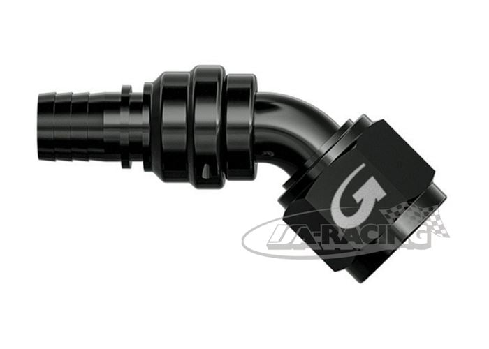 G-Line Aluminium Anschluss Serie 711 verpressbar, 45° Rohrbogen