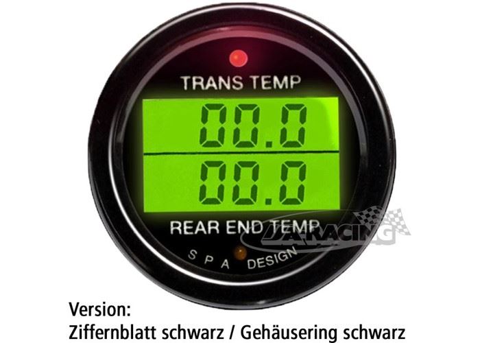 Doppelinstrument Getriebe- und Differential Temperatur
