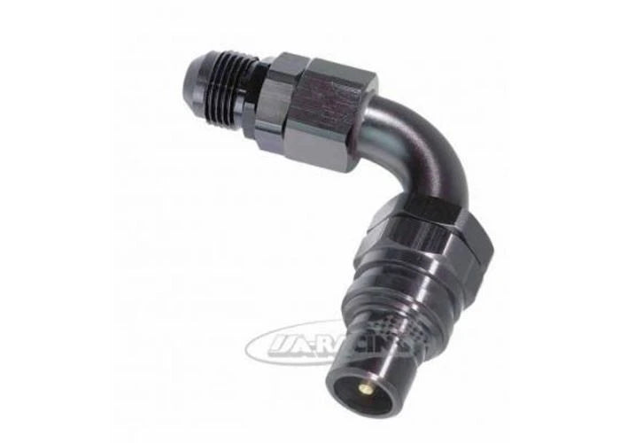 Jiffy-Tite Nippel mit AN-Aussengewinde 90°