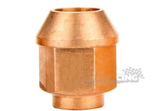 Kegel Radmutter metrisch, Stahl verkupfert