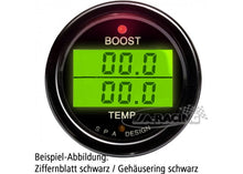 Doppelinstrument Ladedruck/Temperatur