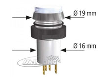 LED Warnleuchte Bi-Color, rot-grün